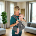 Porte-Bébé Capuche HoodNest – Harnais Réglable, Oreillettes, Poche, Coton, 10 kg | TrioNest™