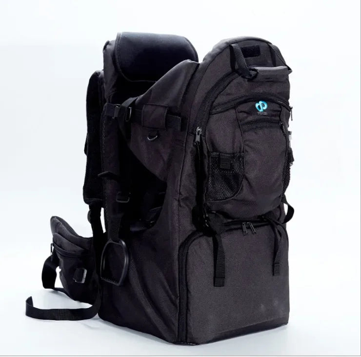 Porte-Bébé Randonnée & Voyage - Châssis Ultra-Léger & Confort Dos - Pare-Soleil & Rangement Intégré | TrioNest Adventure