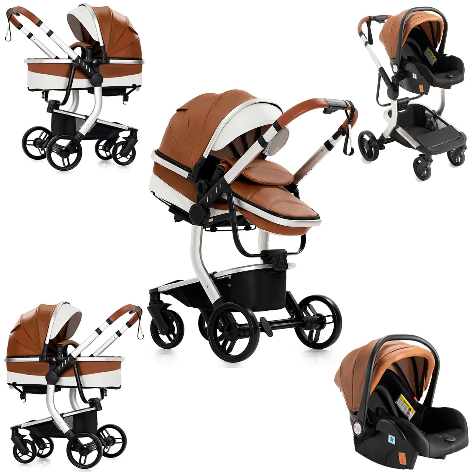 Kinderwagen aus Leder | LeatherLuxe