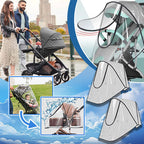 Protège Poussette Universel – Housse de Pluie Transparente pour Poussette | TrioNest™