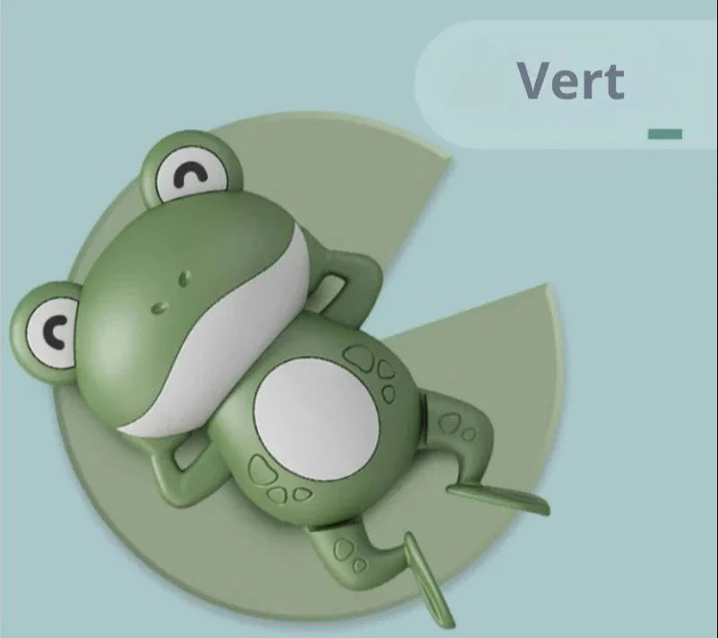 Jouet de Bain Grenouille Nageuse – Plastique Non Toxique, Flottabilité, Coordination | TrioNest™