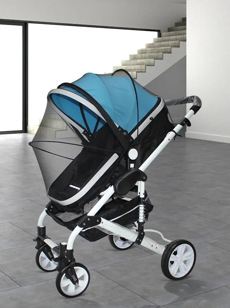 Moustiquaire Universelle Poussette – Protection Intégrale Insectes, Couverture Complète Bébé 0-2 ans | TrioNest™