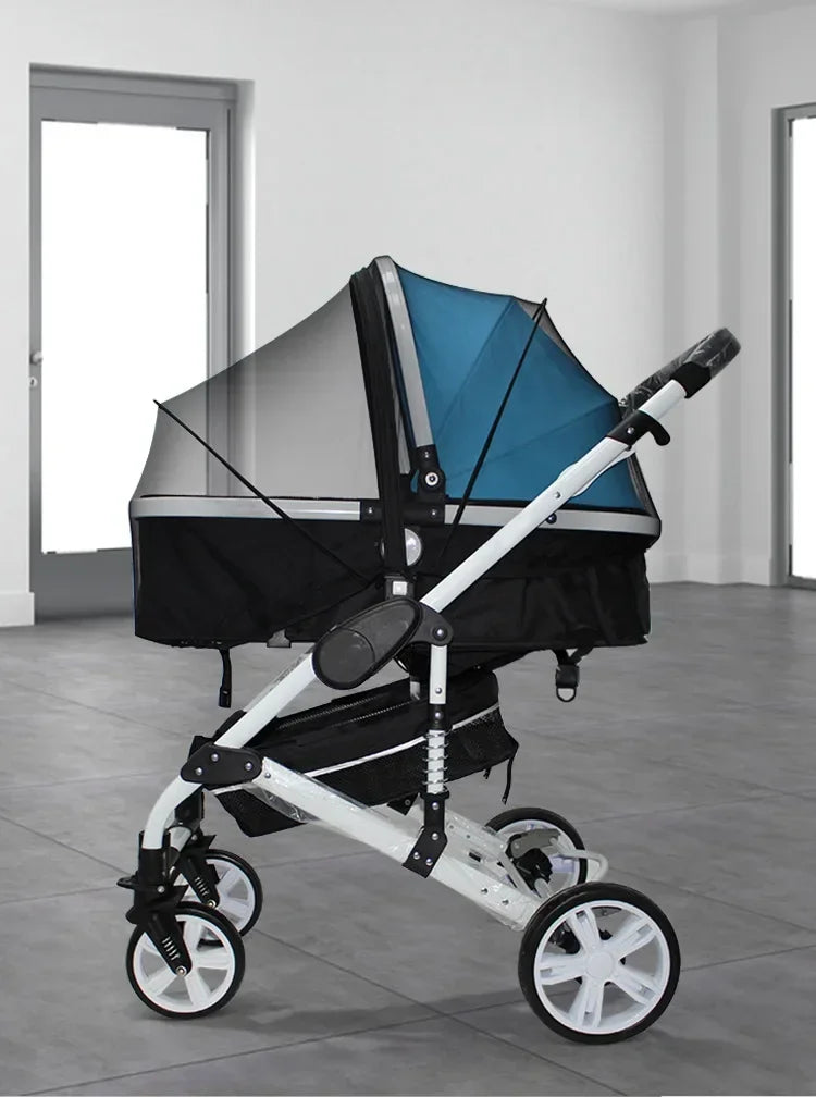 Moustiquaire Universelle Poussette – Protection Intégrale Insectes, Couverture Complète Bébé 0-2 ans | TrioNest™