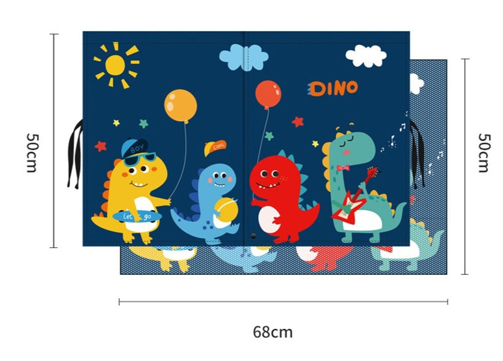 Pare-Soleil Voiture pour Bébé | TrioNest™ – Anti-UV, Moustiquaire Intégrée, 68x50 cm, 150 g, 6 Styles