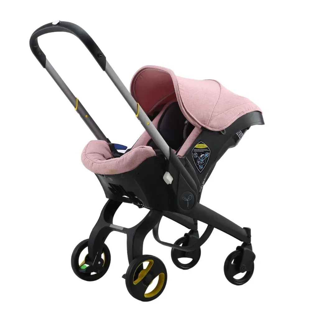 Poussette TrioNest™ 3-en-1 | Siège Auto & Cosy Intégré – Pack Voyage Complet- Naissance à 3 ans – Pliage Compact & Tout-Terrain