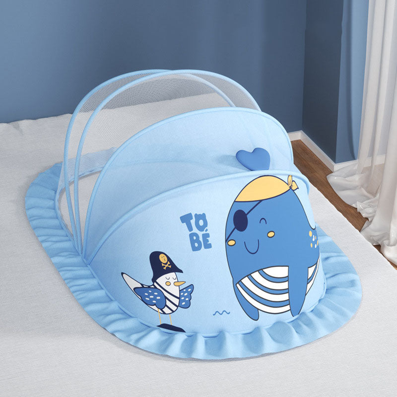 Moustiquaire Lit Bébé Maille Serrée Face Opaque Pliable 2 sec 6 Modèles – TrioNest™