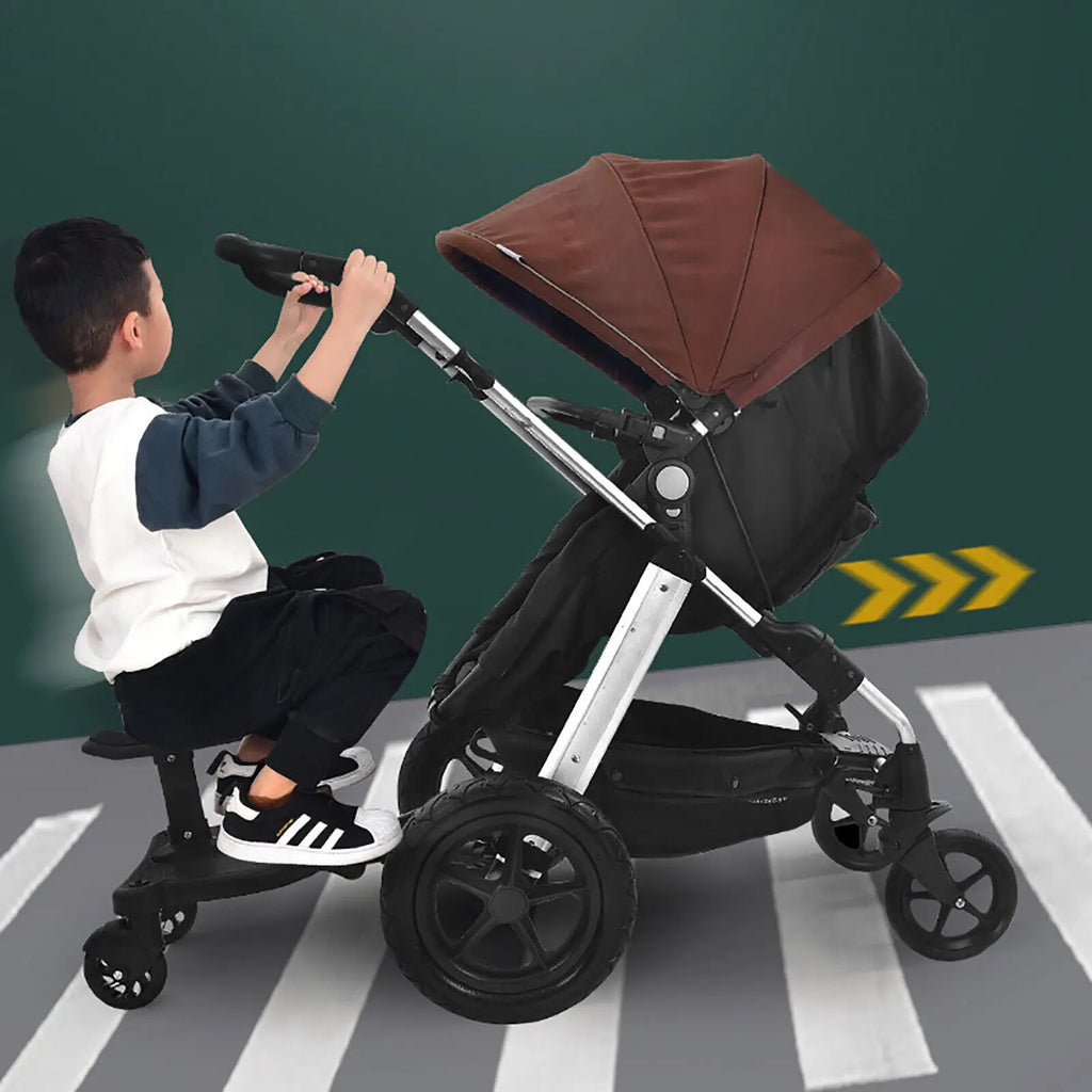 Adaptateur Universel Poussette 2e Enfant – Marchette, Siège & Planche Debout, Jusqu'à 25 kg | TrioNest™