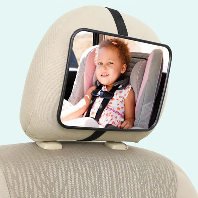 Rétroviseur de Siège Auto pour Bébé | TrioNest™ – Vision 360°, Compatible Tous Véhicules, Sangles Renforcées