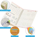 Cahier d'Écriture Magique Réutilisable MagicWrite – 4 Cahiers, Stylo Encre Magique | TrioNest™ mon adorable bebe