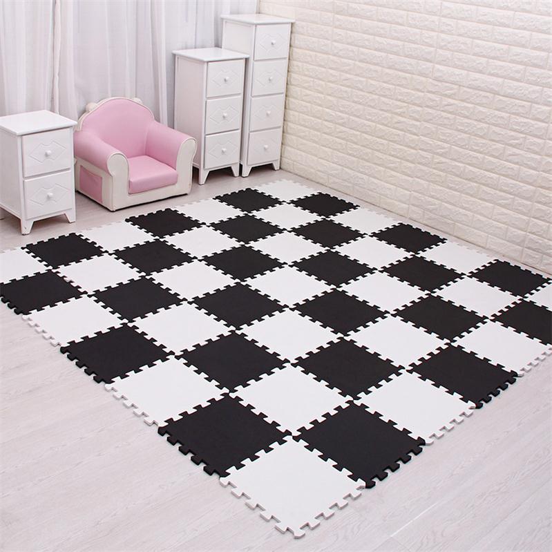 Tapis de Jeu Puzzle Mousse pour Bébé – Haute Densité, Antidérapant, Résistant à l'Eau, Motifs Colorés | PuzzleSoft by TrioNest™