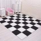 Tapis de Jeu Puzzle Mousse pour Bébé – Haute Densité, Antidérapant, Résistant à l'Eau, Motifs Colorés | PuzzleSoft by TrioNest™