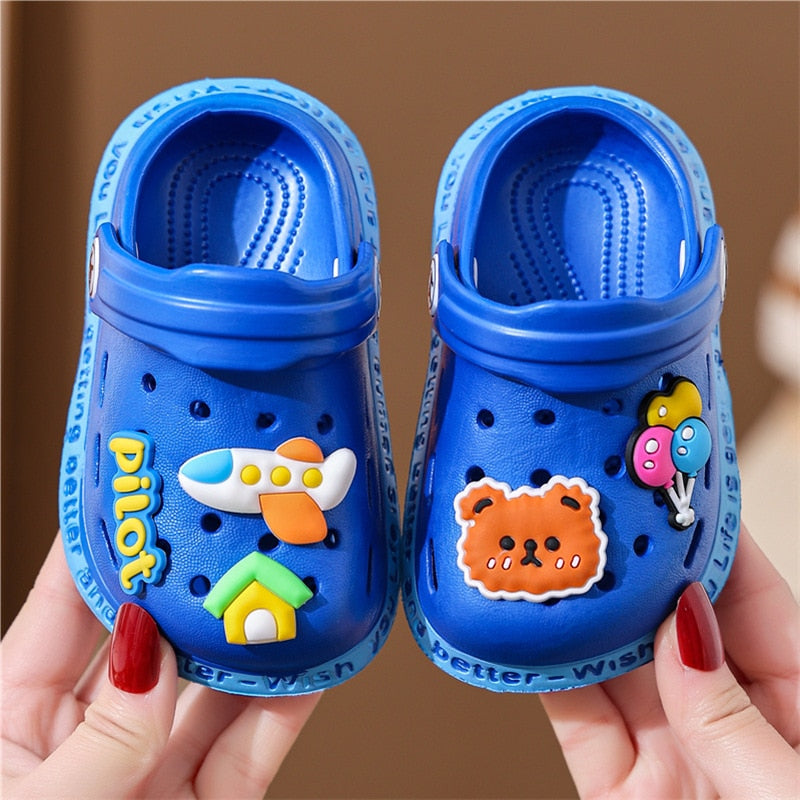 Sandales d’Été Antidérapantes pour Enfants | TrioNest™ – Caoutchouc Souple, Motifs Animaux, 6 Coloris, Tailles 18-29