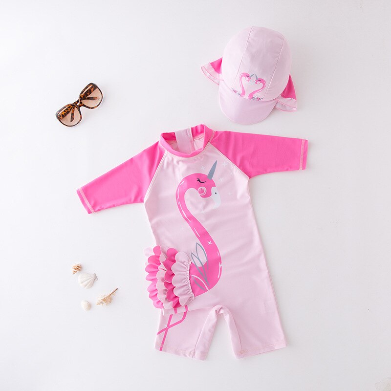 Combinaison Anti-UV Bébé TrioNest™ SUNGUARD™ | UPF 50+ | Motifs Animaux Garçon & Fille | 1-7 Ans