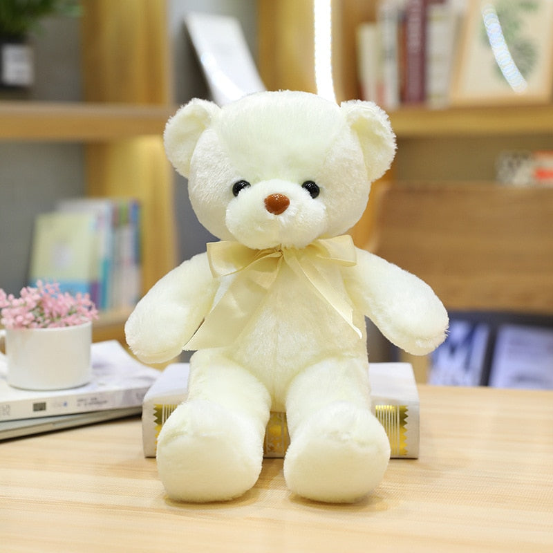Peluche Ours Adorable 30 cm | TrioNest™ – Douce, Lavable Main, 10 Coloris, Idéale Cadeau Naissance