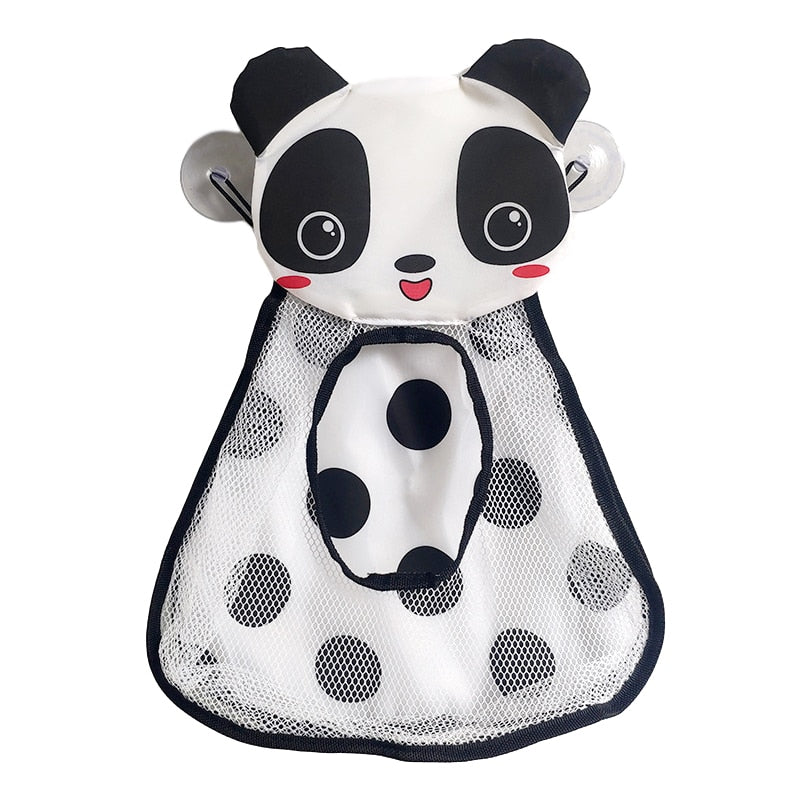 Sac de Rangement Jouets de Bain – Filet Maille, Ventouses, Séchage Rapide, Coton Ventilé, Anti-Bactéries | BathOrga by TrioNest™
