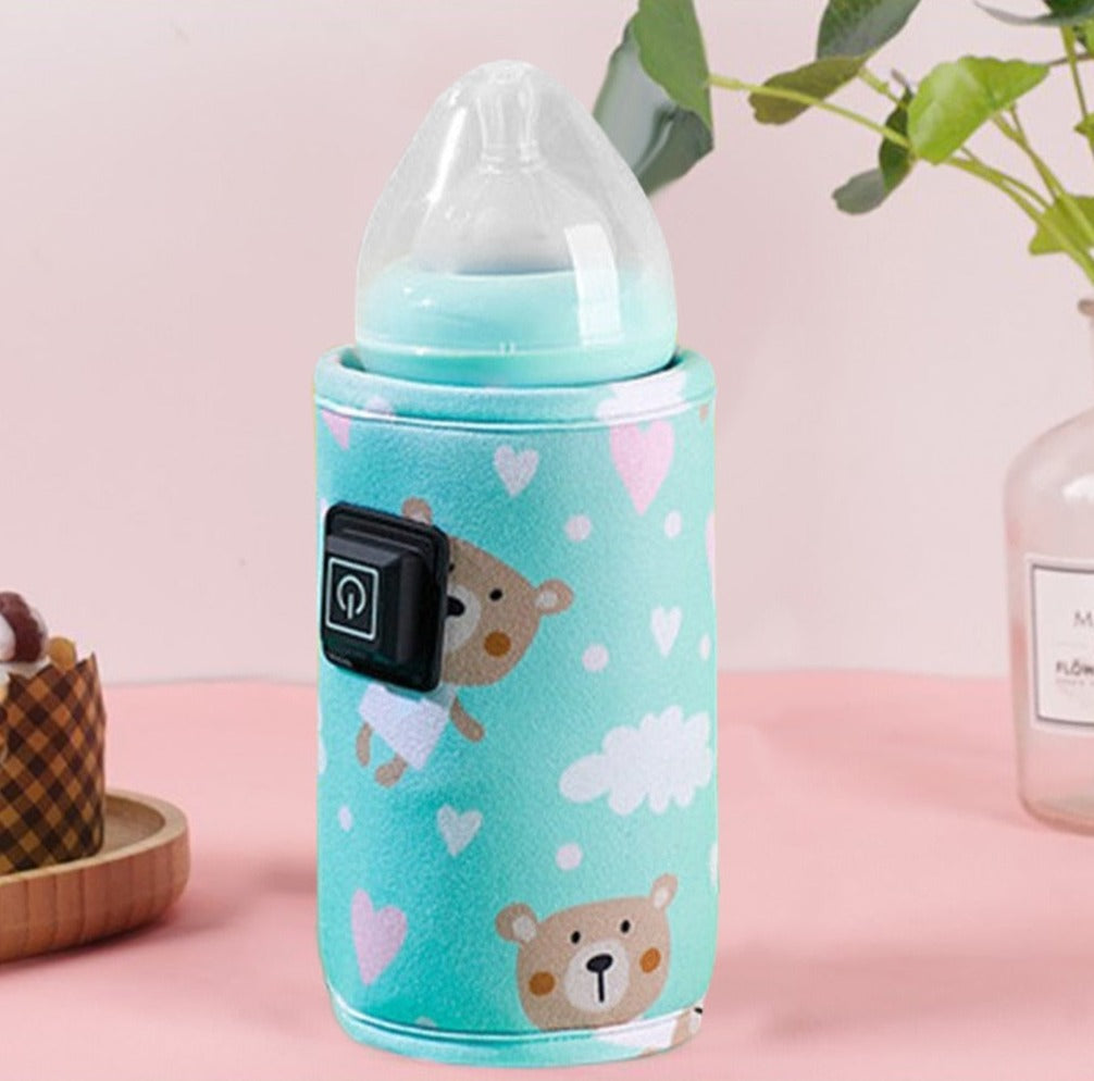 Chauffe Biberon Nomade Portable USB | TrioNest™ – 3 Niveaux de Température, Polyvalent, 3 Coloris mon adorable bebe