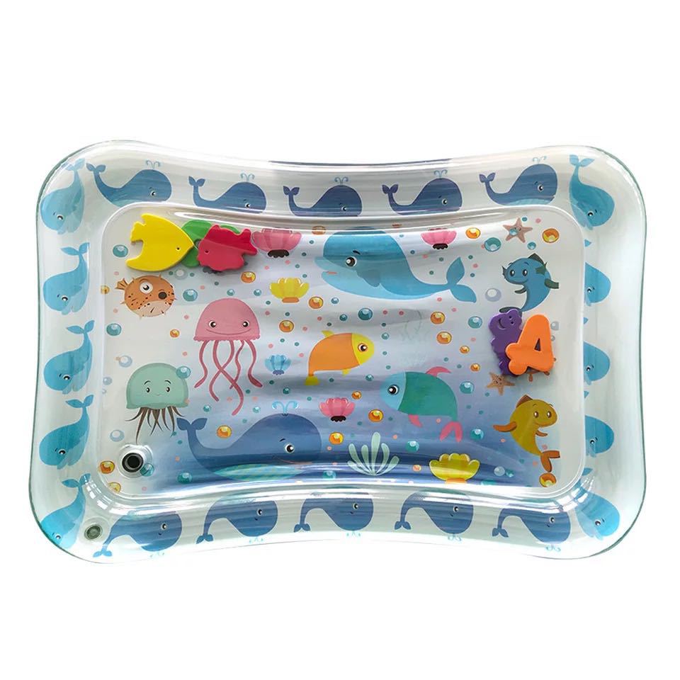 Tapis d'Éveil Sensoriel à Eau pour Bébé – PVC Sans BPA, Motricité Fine, Coordination, Jouets Colorés | AquaEveil by TrioNest™