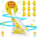 Jouet Musical d'Escalade de Canard – LED, ABS Non Toxique, 25,5 cm, Dès 1 An | TrioNest™