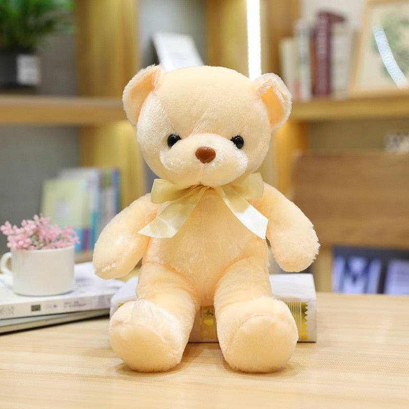 Peluche Ours Adorable 30 cm | TrioNest™ – Douce, Lavable Main, 10 Coloris, Idéale Cadeau Naissance