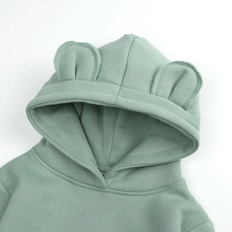 Sweat à Capuche Brodé Personnalisé Enfants KidsCraft – Prénom, Doux, Résistant Lavage | TrioNest™