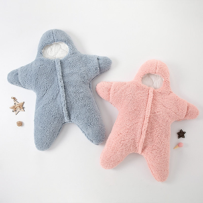 Gigoteuse Bébé Étoile de Mer StarFish — Douce et Respirante, Normes EU, 6 Couleurs, 0-6 Mois | TrioNest™