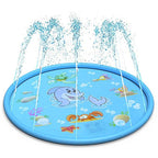 Tapis Jet d’Eau pour Enfants TrioNest™ | 170 cm | Motifs Animaux | Jeu d’Été Extérieur