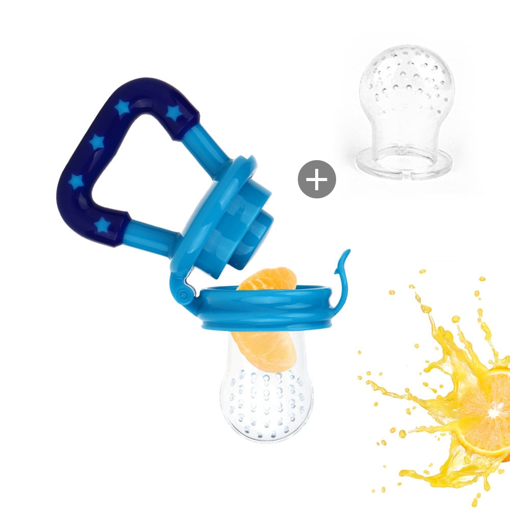 Tétine Grignoteuse de Fruit pour Bébé | TrioNest™ – Silicone Sans BPA, 3 Tailles, 4 Coloris, Dès 3 Mois