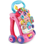 Trotteur Pousse Pousse Bébé 2 en 1 – Tableau Éveil, Piano, +100 Chansons, Premiers Pas Sécurisés | TrioNest™