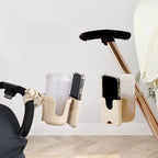 Porte-Gobelet Poussette Antidérapant – Support Bouteille & Téléphone Universel Landau | TrioNest™