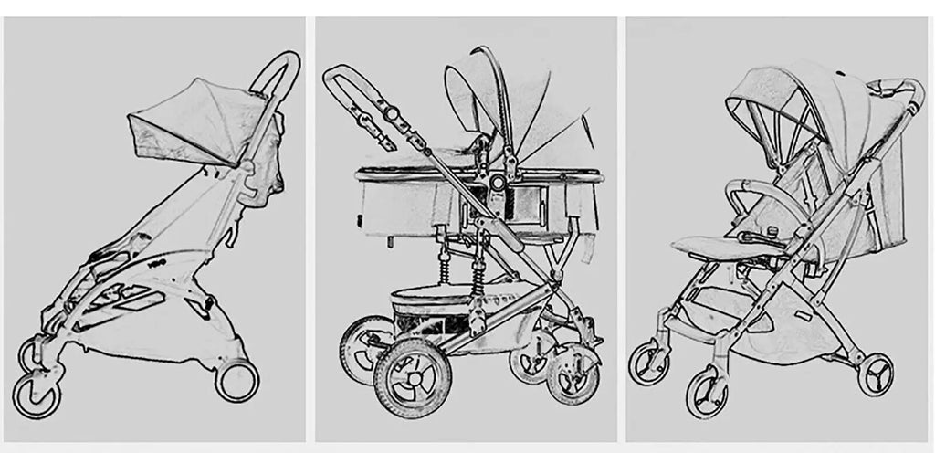 Adaptateur Universel Poussette 2e Enfant – Marchette, Siège & Planche Debout, Jusqu'à 25 kg | TrioNest™