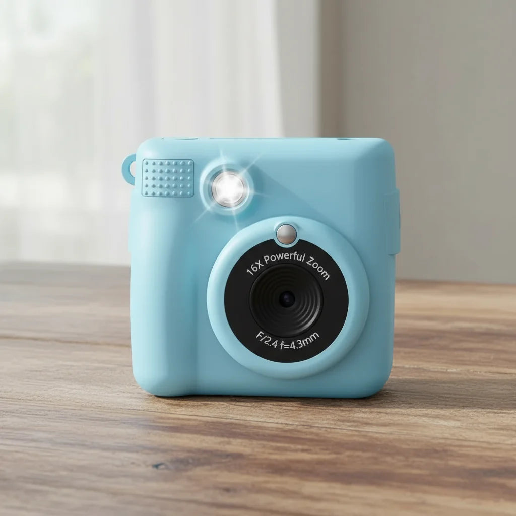 TrioNest™ Appareil Photo Enfant Anti-Choc 8MP Vidéo Full HD 1080p Jeux Éducatifs SNAPKID TrioNest
