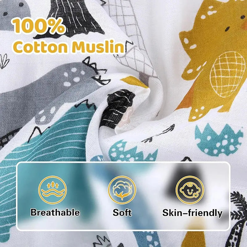 Couverture Pare-Soleil en Mousseline pour Bébé – Housse Poussette & Siège Auto TrioNest™