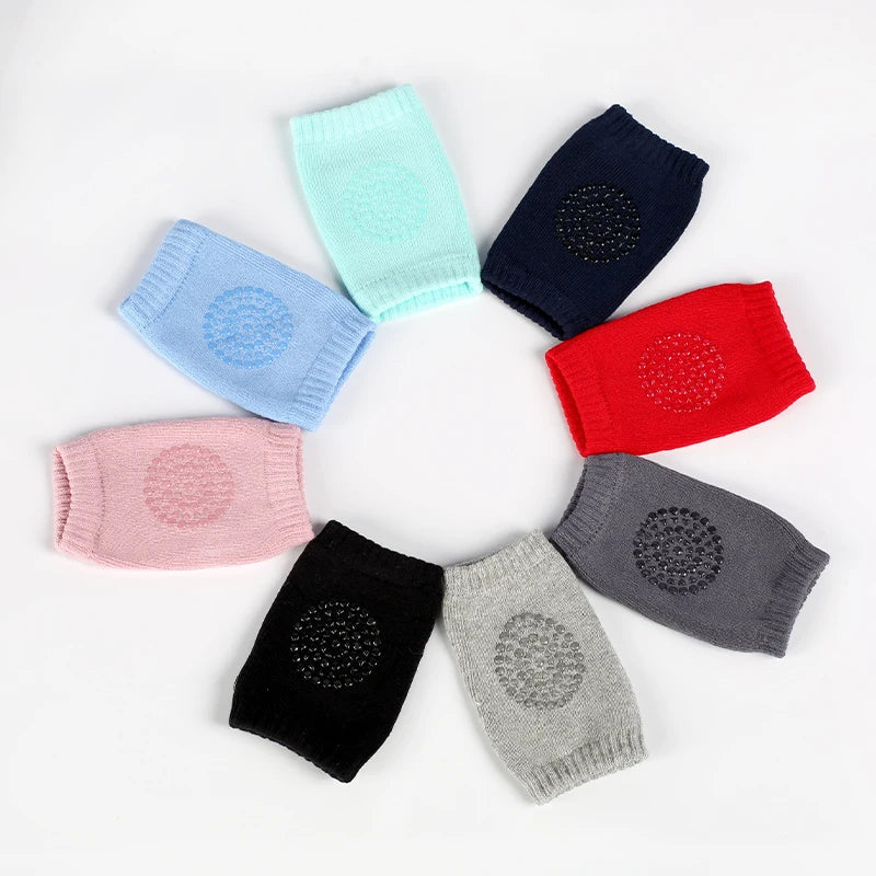 Genouillère Antidérapante Bébé TrioNest™ KNEEGUARD™ | Coton Doux, Protection Rampement, 18 Coloris | 0-2 Ans