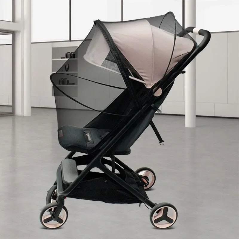 Moustiquaire Universelle Poussette – Protection Intégrale Insectes, Couverture Complète Bébé 0-2 ans | TrioNest™