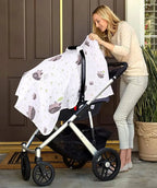 Couverture Pare-Soleil en Mousseline pour Bébé – Housse Poussette & Siège Auto TrioNest™