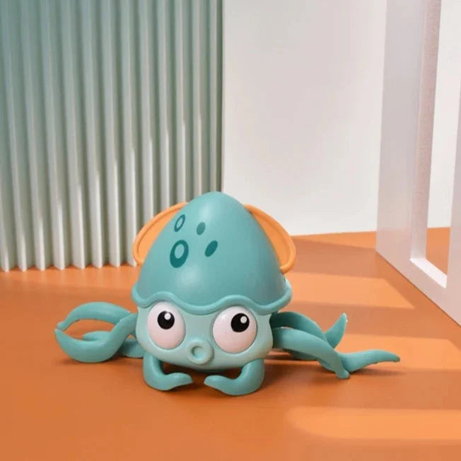 Jouet Pieuvre Rampante Octobot – LED, Sons, Bain & Sol, 8 Tentacules | TrioNest™