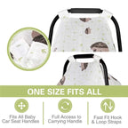 Couverture Pare-Soleil en Mousseline pour Bébé – Housse Poussette & Siège Auto TrioNest™