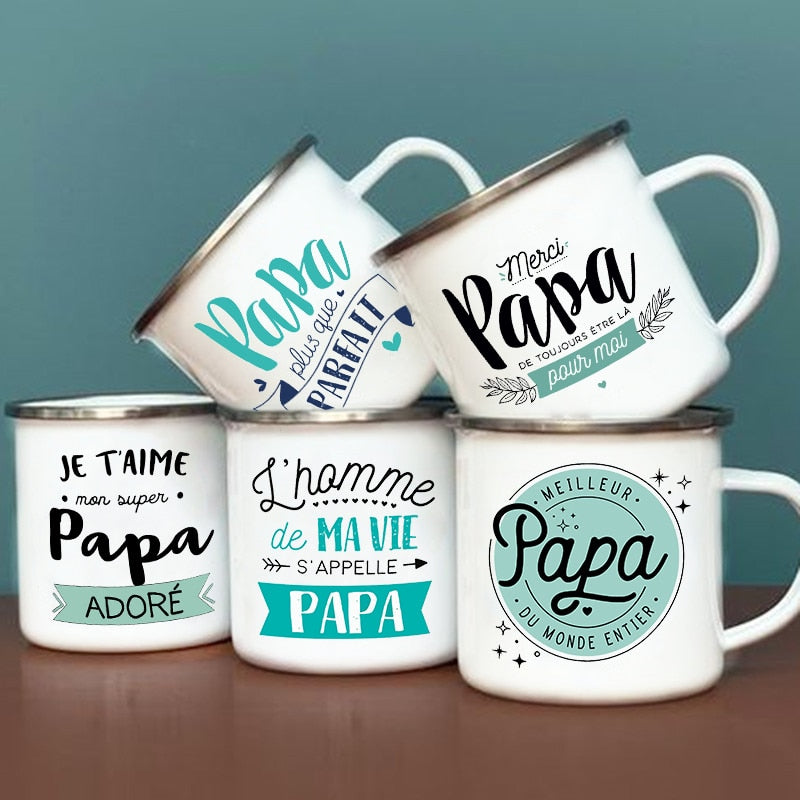 Mug Papa Fête des Pères 360ml Design Unique Cadeau Émouvant – TrioNest™