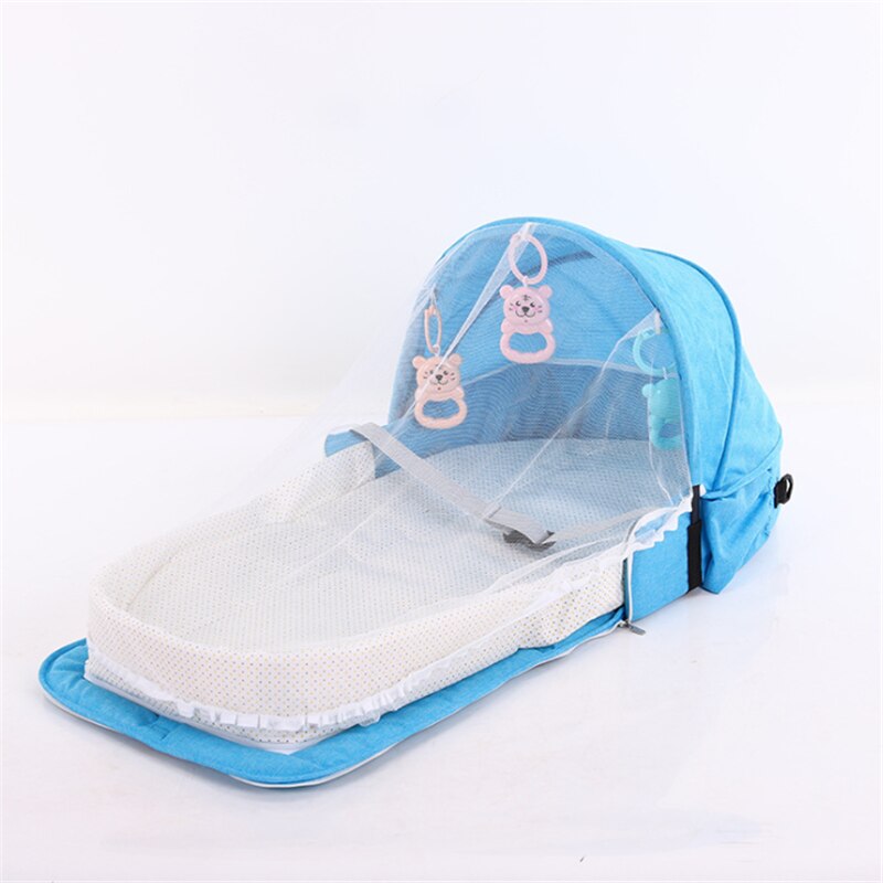 Couffin Bébé Pliant avec Moustiquaire | TrioNest™ – Respirant, Transformable en Sac, 5 Coloris