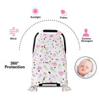 Couverture Pare-Soleil en Mousseline pour Bébé – Housse Poussette & Siège Auto TrioNest™