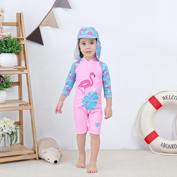 Combinaison Anti-UV Bébé TrioNest™ SUNGUARD™ | UPF 50+ | Motifs Animaux Garçon & Fille | 1-7 Ans