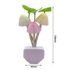 Veilleuse Champignon LED – Détection Lumière Auto, Changement Couleurs, 50 000h | TrioNest™
