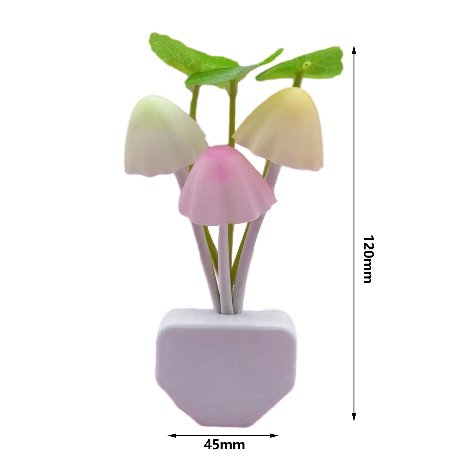 Veilleuse Champignon LED – Détection Lumière Auto, Changement Couleurs, 50 000h | TrioNest™