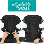 Porte-Bébé Ergonomique 4 en 1 — Écharpe, Kangourou, Dos & Tabouret de Hanche TrioNest™ Poussette 3 en 1