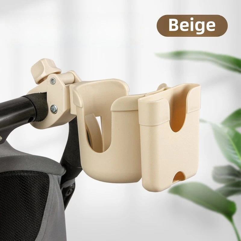 Porte-Gobelet Poussette Antidérapant – Support Bouteille & Téléphone Universel Landau | TrioNest™