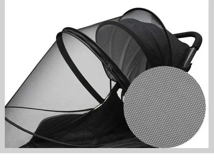 Moustiquaire Universelle Poussette – Protection Intégrale Insectes, Couverture Complète Bébé 0-2 ans | TrioNest™