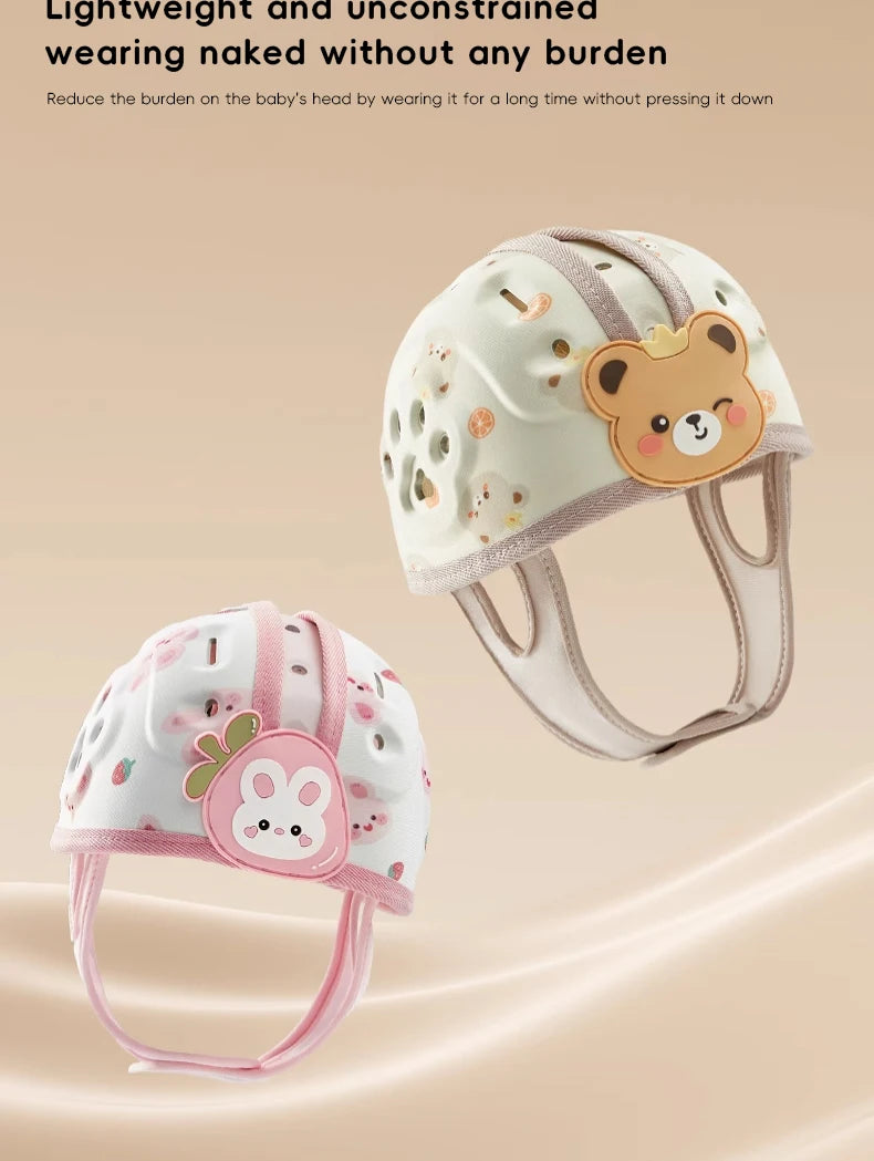 Baby-Sturzschutzhelm — 360° Schutz & Verstellbar | TrioNest™