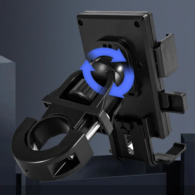 Support Téléphone Poussette Rotation 360° – Pince Universelle Vélo, Fauteuil Roulant & Scooter | TrioNest™
