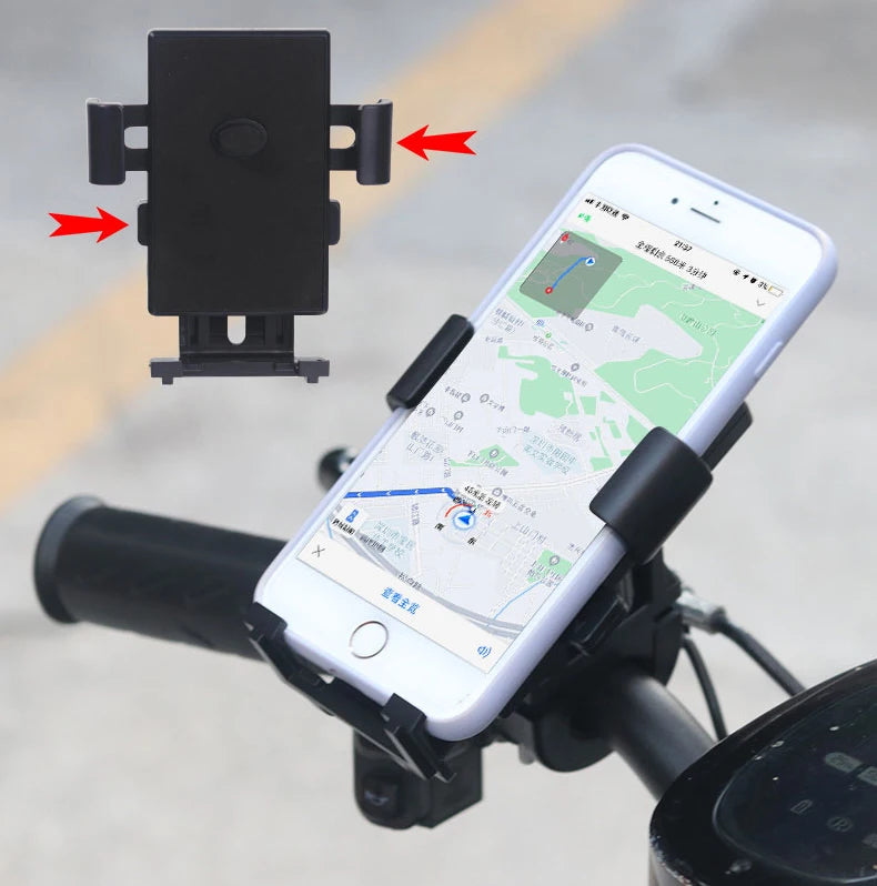 Support Téléphone Poussette Rotation 360° – Pince Universelle Vélo, Fauteuil Roulant & Scooter | TrioNest™