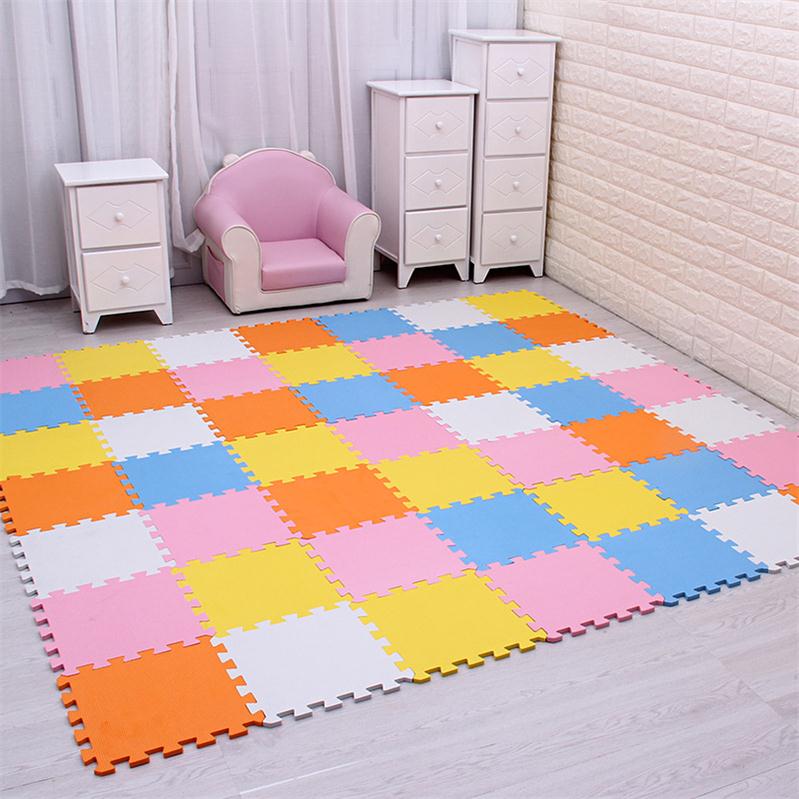 Tapis de Jeu Puzzle Mousse pour Bébé – Haute Densité, Antidérapant, Résistant à l'Eau, Motifs Colorés | PuzzleSoft by TrioNest™